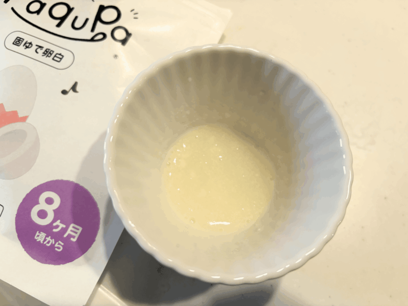 paqupa(パクパ)レビュー 卵白ペースト